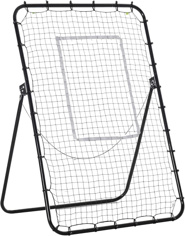 Detalle de HOMCOM Filet de Rebond Football Ajustable