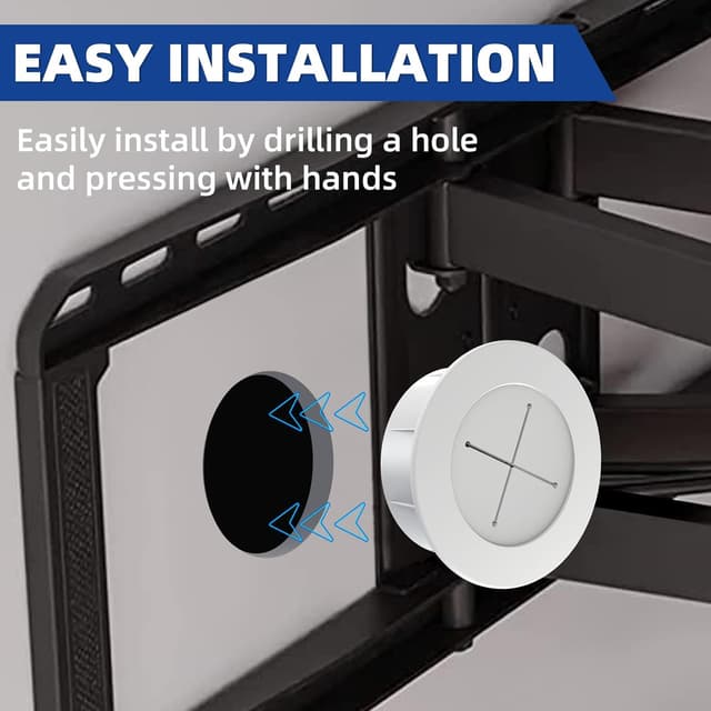 Thumbnail 5 de TV Wire Hider Kit 12–18mm wall pass-through