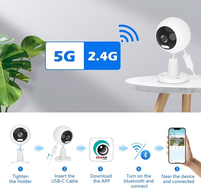 Thumbnail 4 de GUOANVISION 3MP Indoor Security Camera