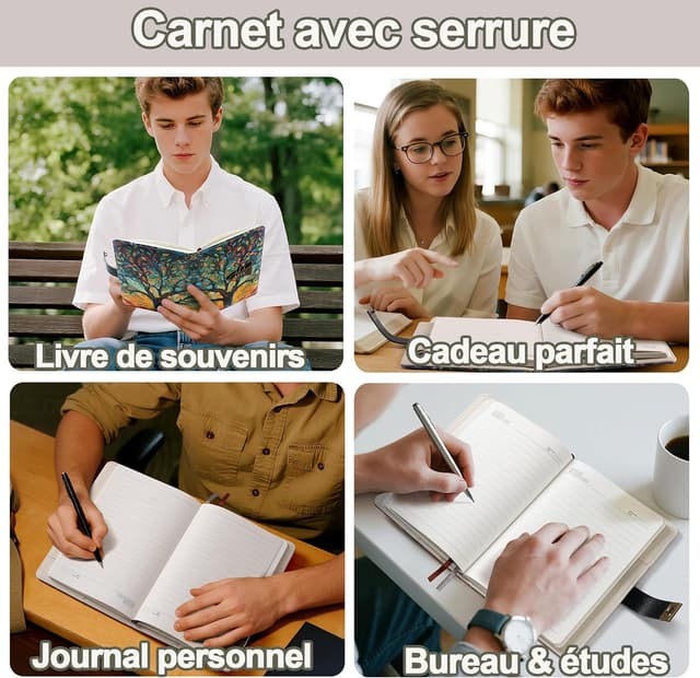Thumbnail 2 de Carnet A5 244 pages à chaînes