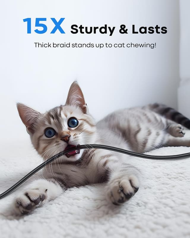 Thumbnail 6 de Long USB C Cable 3M 2Pack for PS5 Controller