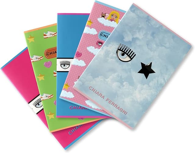 Imagen de Pigna Maxi Cuadernos Claros Ferragni x Piña, 5 unidades ✨ en OfertitasTOP