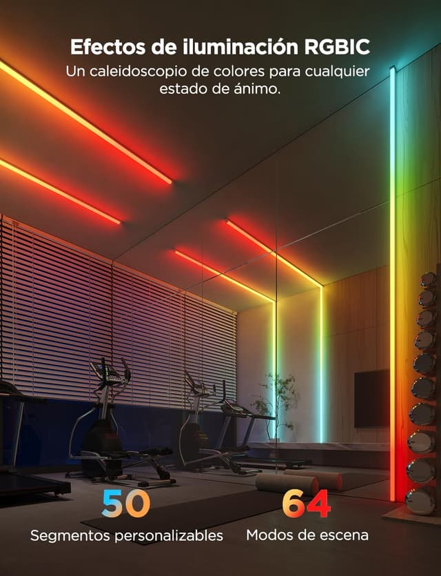 Thumbnail 4 de Govee Tiras de LED RGBIC con Cubiertas, 10M, Alexa y Google
