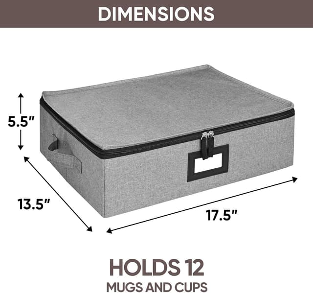 Detalle 2 de BALEINE China Storage Container for Mugs 1