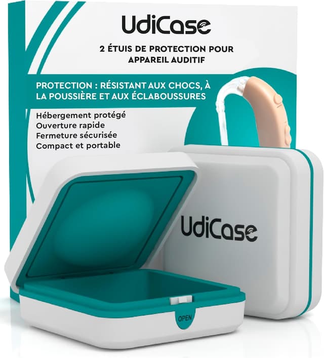 Thumbnail 6 de 200 lingettes humidifiées Udiclean, emballées individuellement, pour appareils auditifs et implants cochléaires