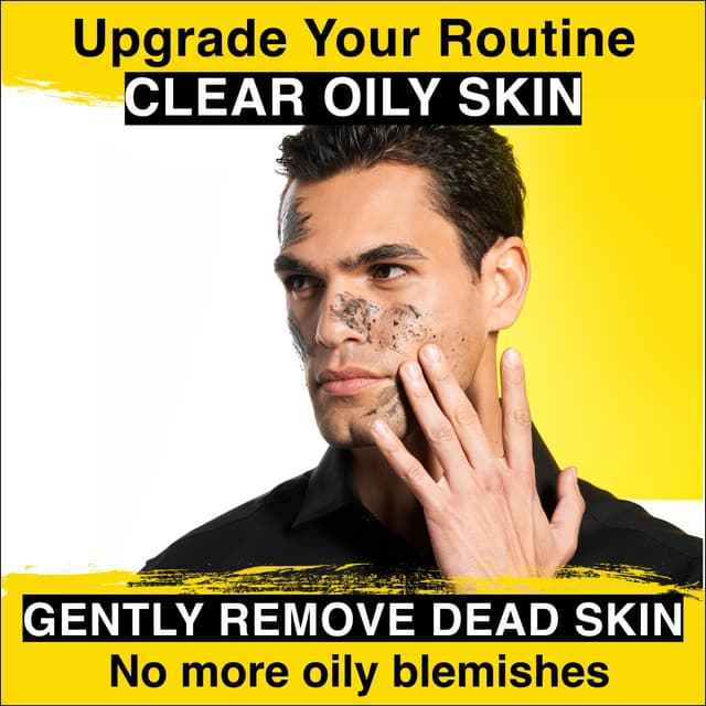 Detalle de Lumin Smooth Operator Detox Men’s Skincare Kit (Charcoal Face Wash + Scrub + Moisturizer)