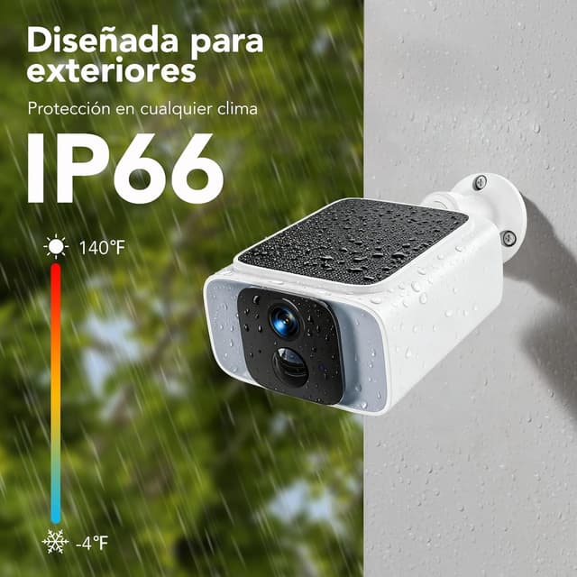 Thumbnail 6 de GNCC 2K 4MP Cámara exterior WiFi solar