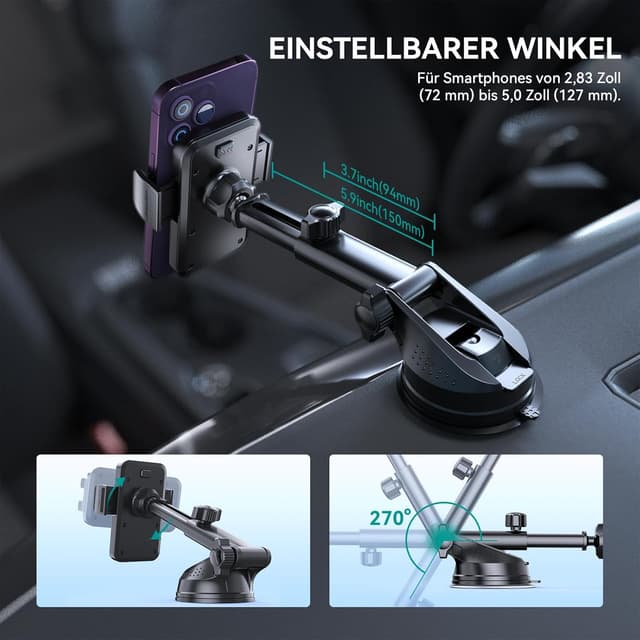 Thumbnail 2 de CINDRO Handyhalterung Auto 360° Drehbar