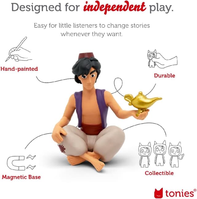 Detalle de Toniebox Aladdin Audio Character 28 mins
