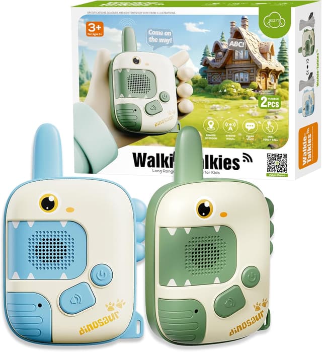 Detalle de Walkie Talkie Kinder Dinosaurier ab 3 Jahren