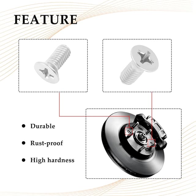 Thumbnail 2 de Honda brake Disc Rotor Screws Kit 4pcs