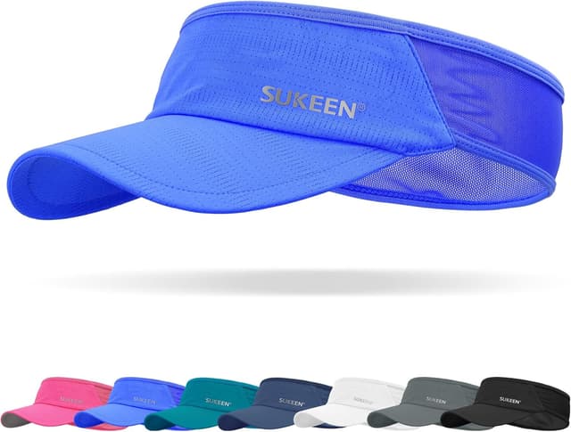 Thumbnail 6 de Sukeen Sports Sun Visor (Men & Women) Lightweight, Packable Cooling Stretchy Visor Hat for Running, Tennis, Golf