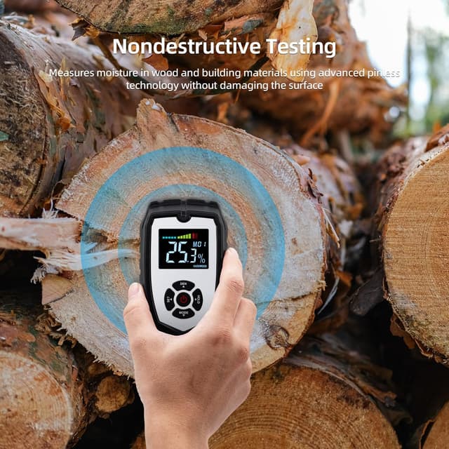 Thumbnail 2 de Mcbazel Misuratore Umidità Muri Digitale 0-50 mm 📏
