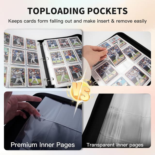 Thumbnail 2 de Nocyyert Trading Card Binder 720 Slots