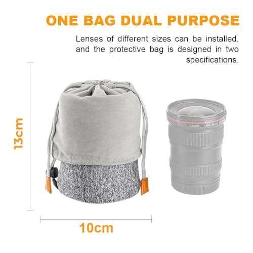 Thumbnail 2 de K&F Concept 10×18cm neoprene lens pouch