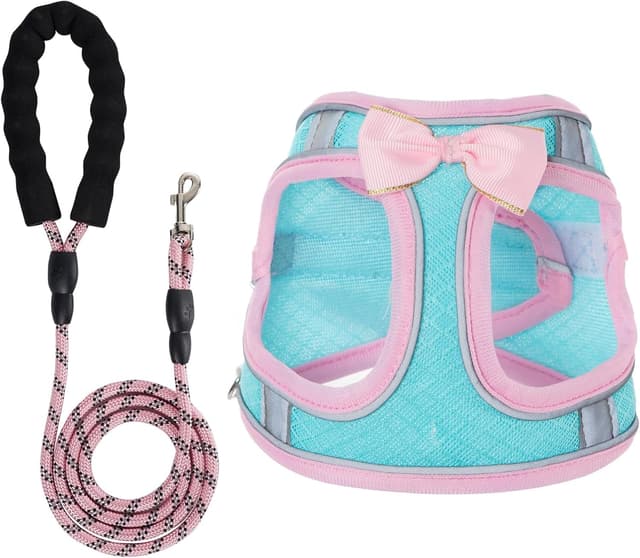 Thumbnail 6 de WENDISI dog harness with leash set – step-in, breathable reflective no-pull harness for small dogs and cats