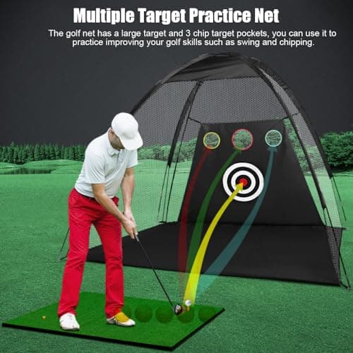 Thumbnail 4 de JARAGAR 10 x 7 ft golf practice net