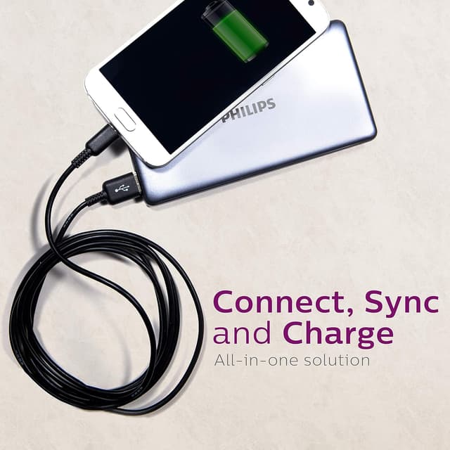 Detalle de Philips DLC4106U/37 Micro USB Cable 6 ft