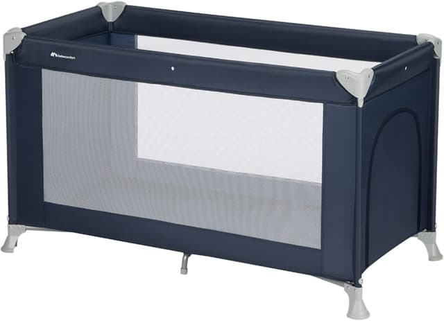 Detalle de Bebeconfort Sweet Dreams lettino da campeggio pieghevole per neonati 0-3 anni (navy blue) con finestra laterale
