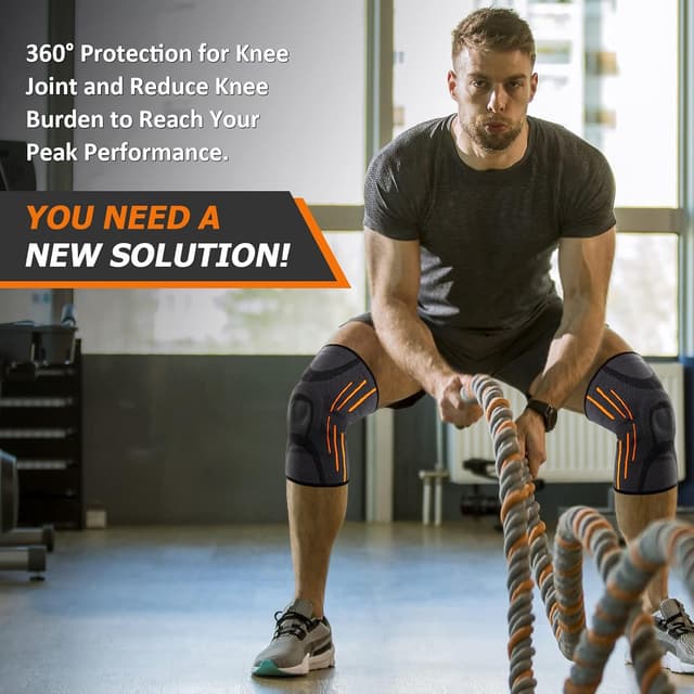 Thumbnail 2 de Knee compression sleeves L, 2 pack