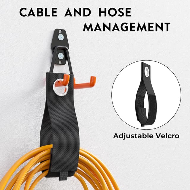 Thumbnail 4 de BONTEC Set 18 ganci da parete per garage 502 kg