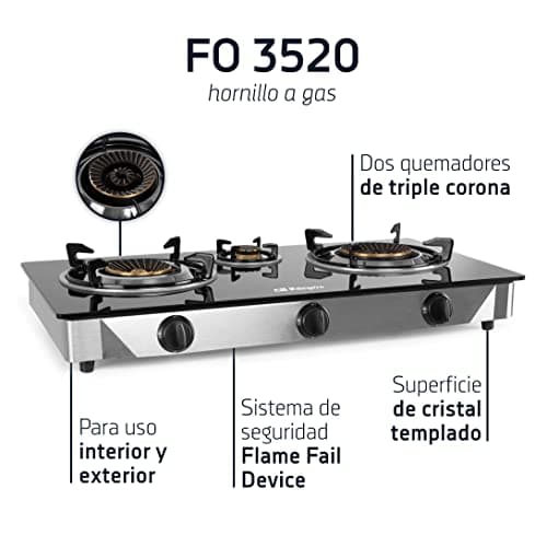 Thumbnail 4 de Orbegozo FO 3520 hornillo 4 quemadores