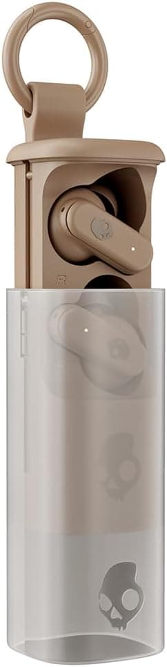 Detalle 2 de Skullcandy Dime Evo In-Ear Wireless-Kopfhörer (Beige) – bis zu 36 Std. Akkulaufzeit, Mikro, IPX4