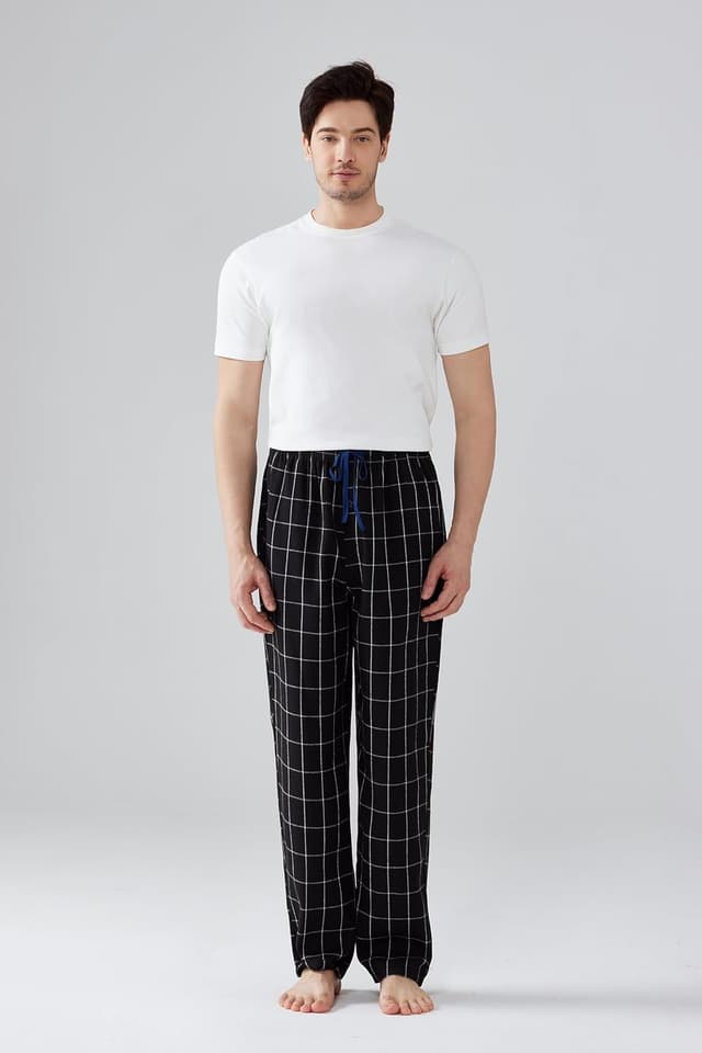 Thumbnail 2 de Jveyvth Pyjamahose kariert mit Taschen