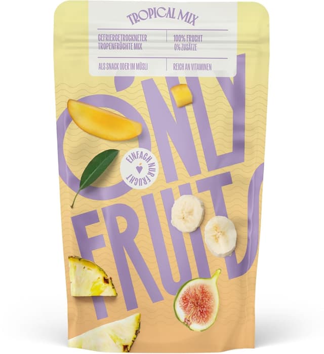 Imagen de ONLYFRUITS Tropicalmix 120 g 🍍 en OfertitasTOP