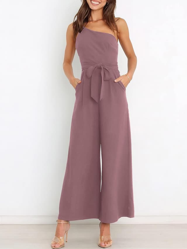 Thumbnail 4 de ANRABESS One-Shoulder Dressy Jumpsuit