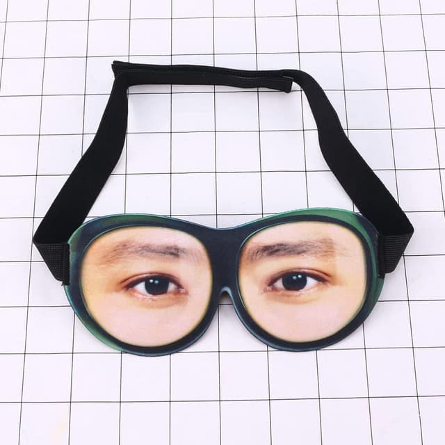 Detalle 2 de Milisten Funny Eyeshade Eye Mask – breathable sleep mask for travel, naps and deep sleep
