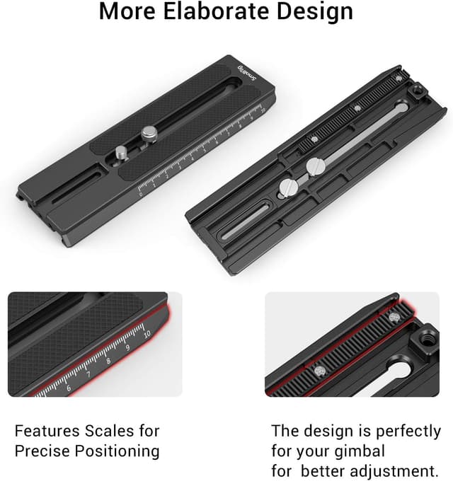 Thumbnail 4 de SMALLRIG RS2 Schnellwechselplatte
