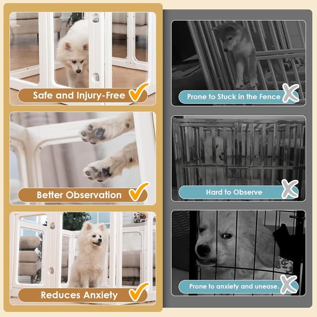 Thumbnail 4 de Parc acrylique chien 60 cm