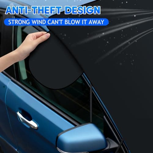 Thumbnail 5 de Couverture pare-brise CHWNIBAY, anti-givre, 220x140 cm