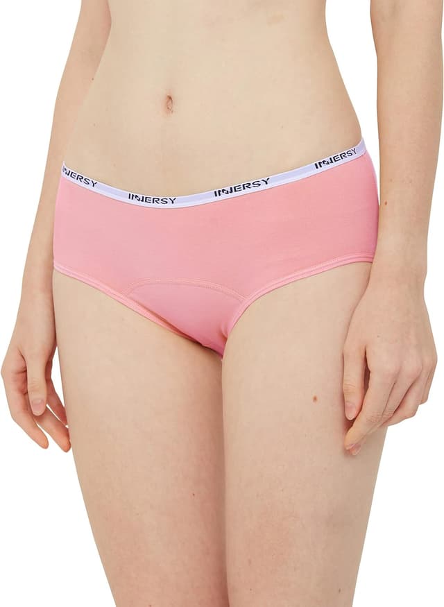 Detalle 2 de INNERSY Teen Girls Period Pants Knickers (Pack of 3) – Cotton leakproof menstrual underwear