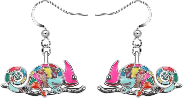 Detalle de Boucles d’oreilles dinosaures 22 x 25 mm