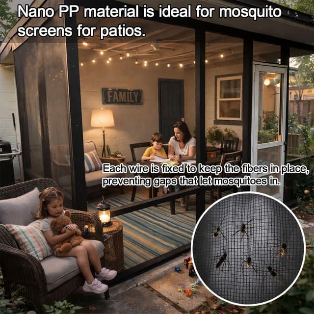 Detalle 2 de Abimars Thicker Garden Insect Mesh Netting (3 x 10m) – Ultra-fine plant cover for insect & bird protection