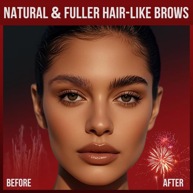 Detalle de Vevivia Augenbrauenstift – Eyebrow Pen mit Dual-Brush-Tip & gebogener Spitze für bis zu 24 Stunden Halt, Dark Brown