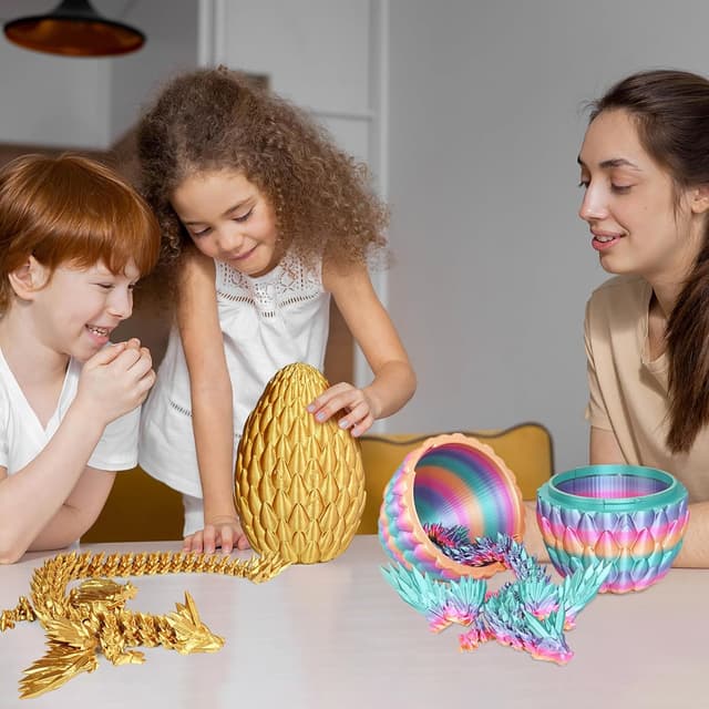 Detalle 1 de Olee Odee Drachen-Eier 3D gedruckt, bewegliche Figur, Sammler đ