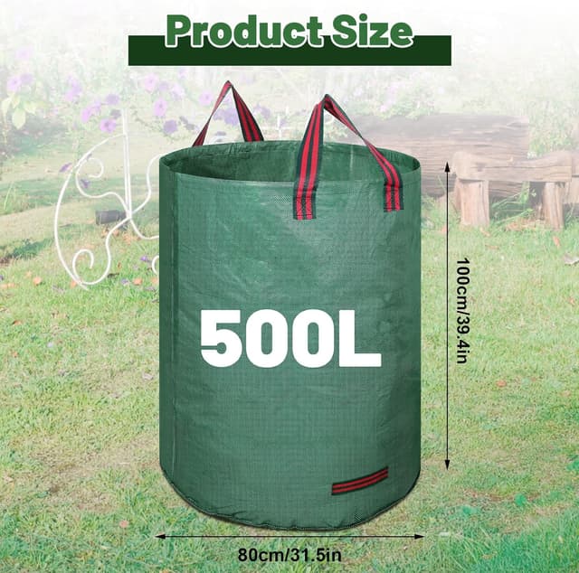Detalle 2 de 500L Heavy Duty Garden Bag 3 Pack