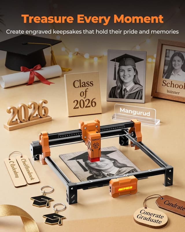 Thumbnail 3 de ACMER S2 7W Laser Cutter Engraver 300x300mm