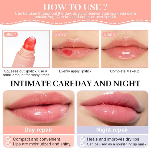 Detalle de LOPHE Balsamo Labbra Colorato Protezione Idratante al Burro di Cacao (#01+#08)