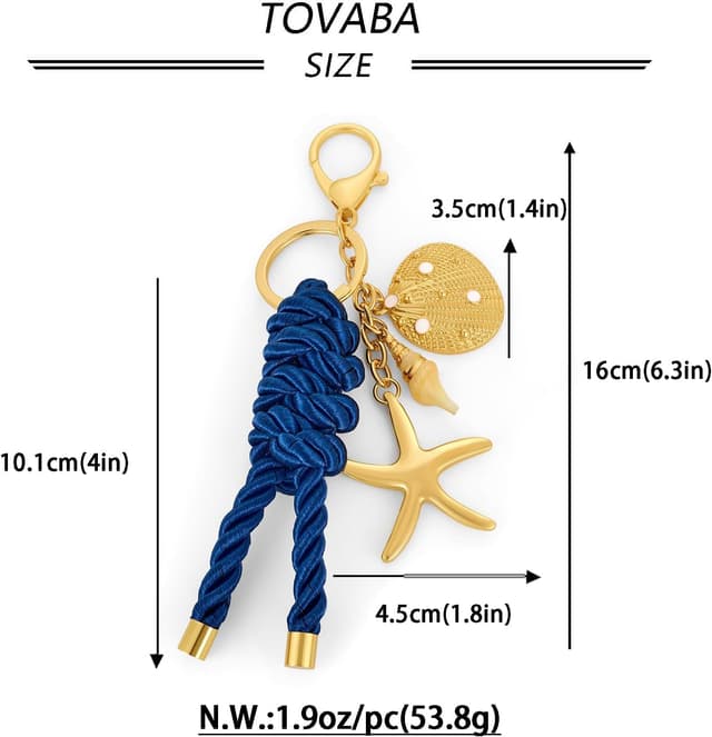 Thumbnail 6 de TOVABA Beach Keychain Bag Charm 54 g