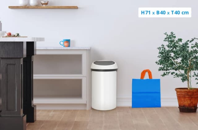 Thumbnail 9 de Brabantia Touch Bin 60 Liter Weiß 🗑