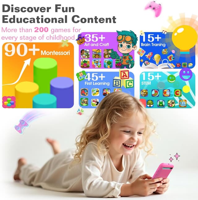 Thumbnail 1 de MOMILLA Toys Kids Smart Phone 16GB