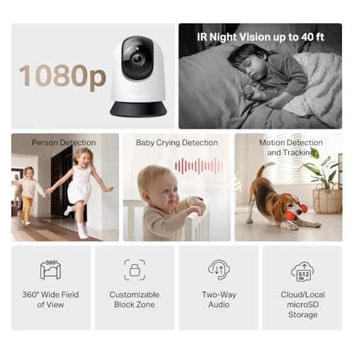 Thumbnail 2 de MERCUSYS MC200 cámara vigilancia 1080p 360°