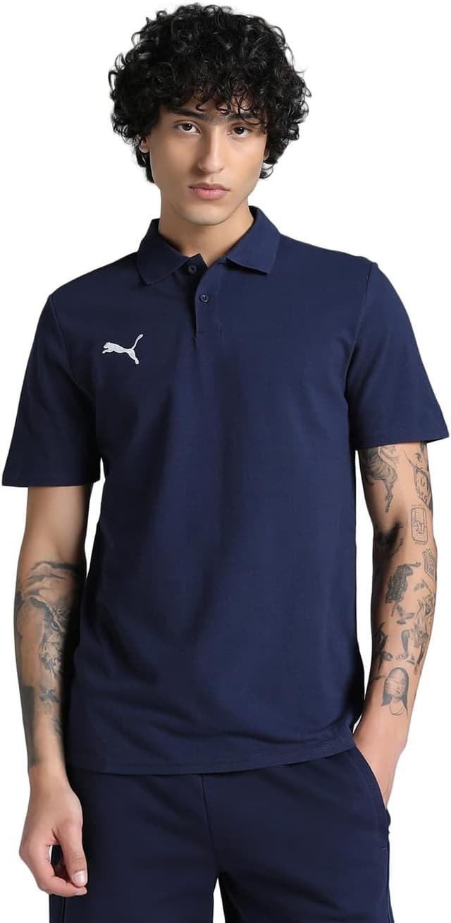 Detalle de Puma Herren Teamgoal 23 Casuals Poloshirt – normale Passform fürs Alltagstragen