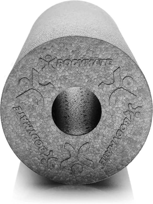 Detalle de BODYMATE Faszienrolle Standard (mittel-hart) – 45 cm Länge, 15 cm Durchmesser inkl. E‑Book