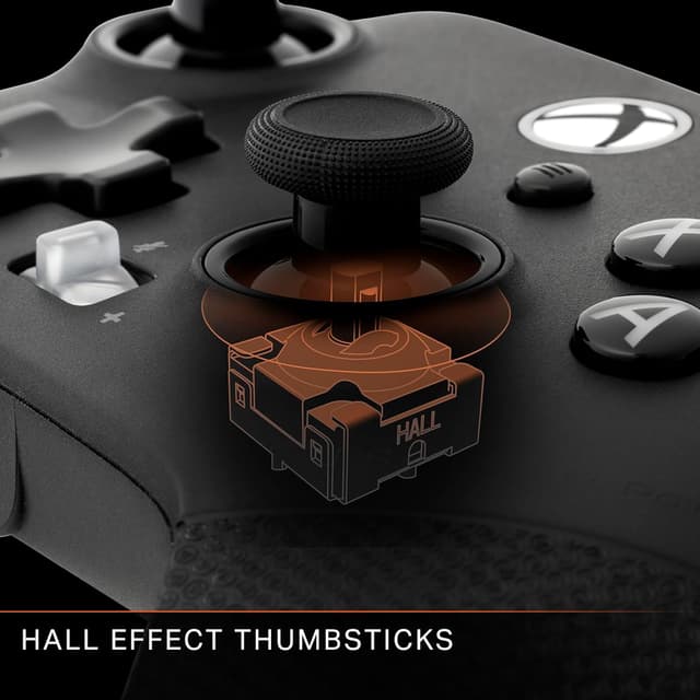 Detalle 2 de PowerA FUSION Pro 4 Wired Controller for Xbox Series X|S (Hall Effect Thumbsticks, Quick-Twist height)