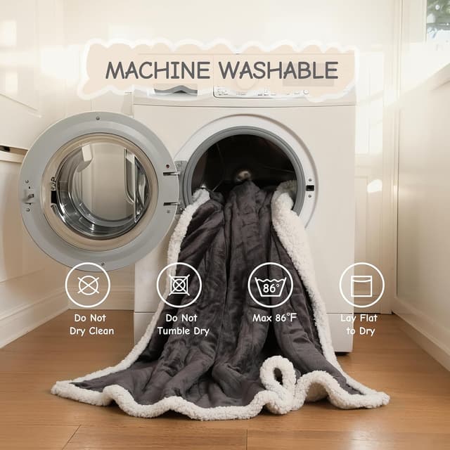 Thumbnail 6 de Manta Electric Heated Blanket 72x84in, 6 Heat Settings